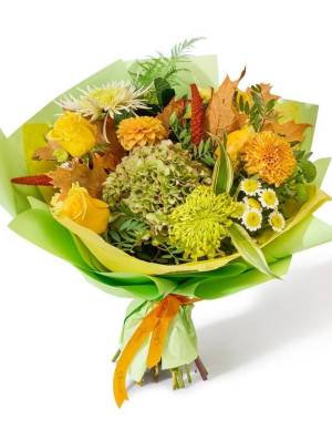 buchet_de_flori_galben_original