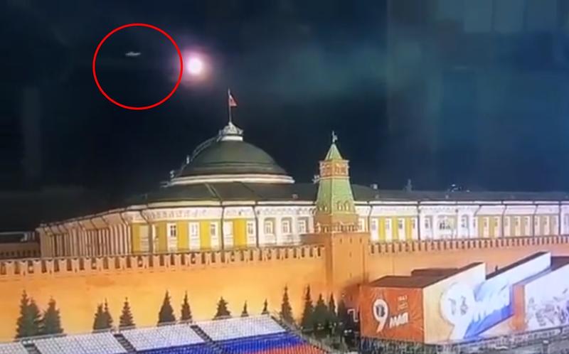 VIDEO Kremlinul a fost atacat cu drone kamikaze