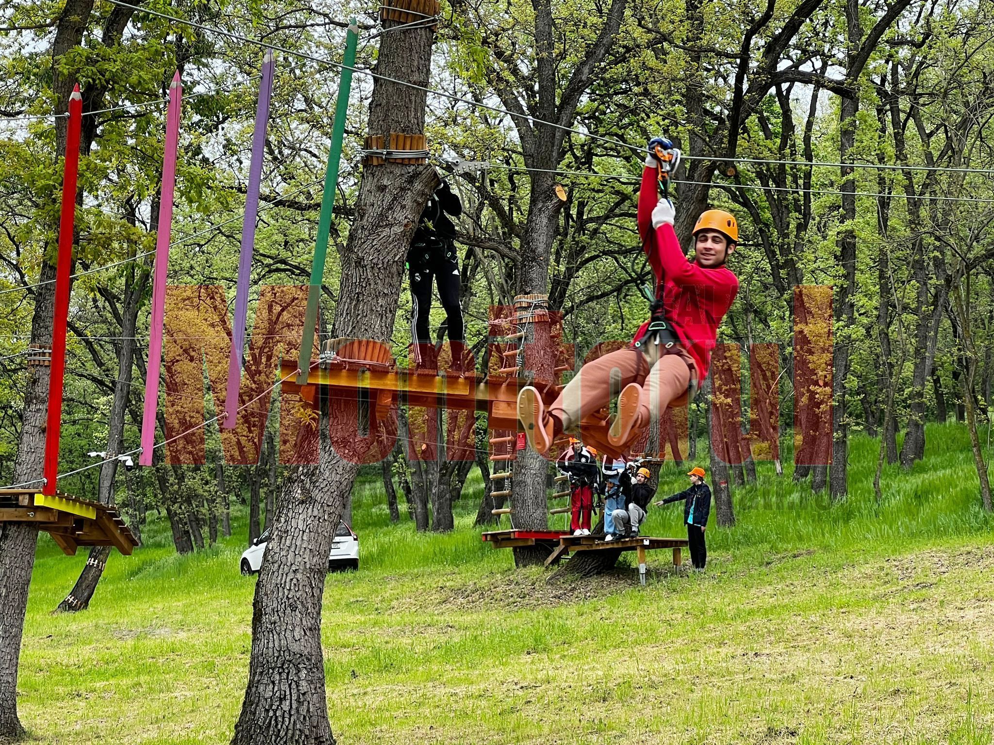 De 1 Iunie, petrecere pentru copii în noul parc de aventură de la Gârboavele