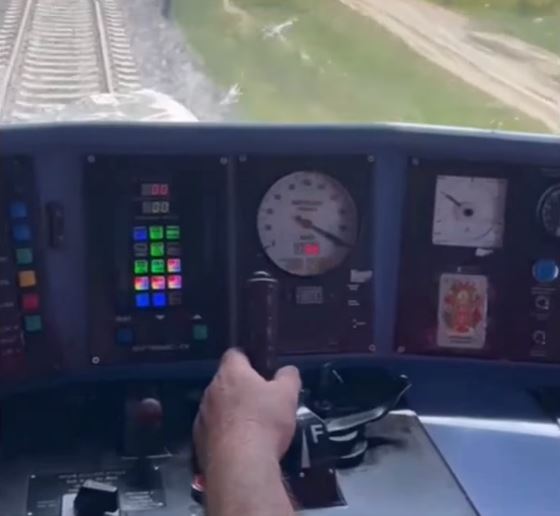 VIDEO: Record de viteză înregistrat de Căile Ferate Galaţi