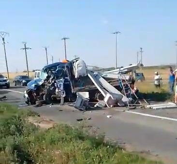 VIDEO: Accident cu 4 victime lângă Schela