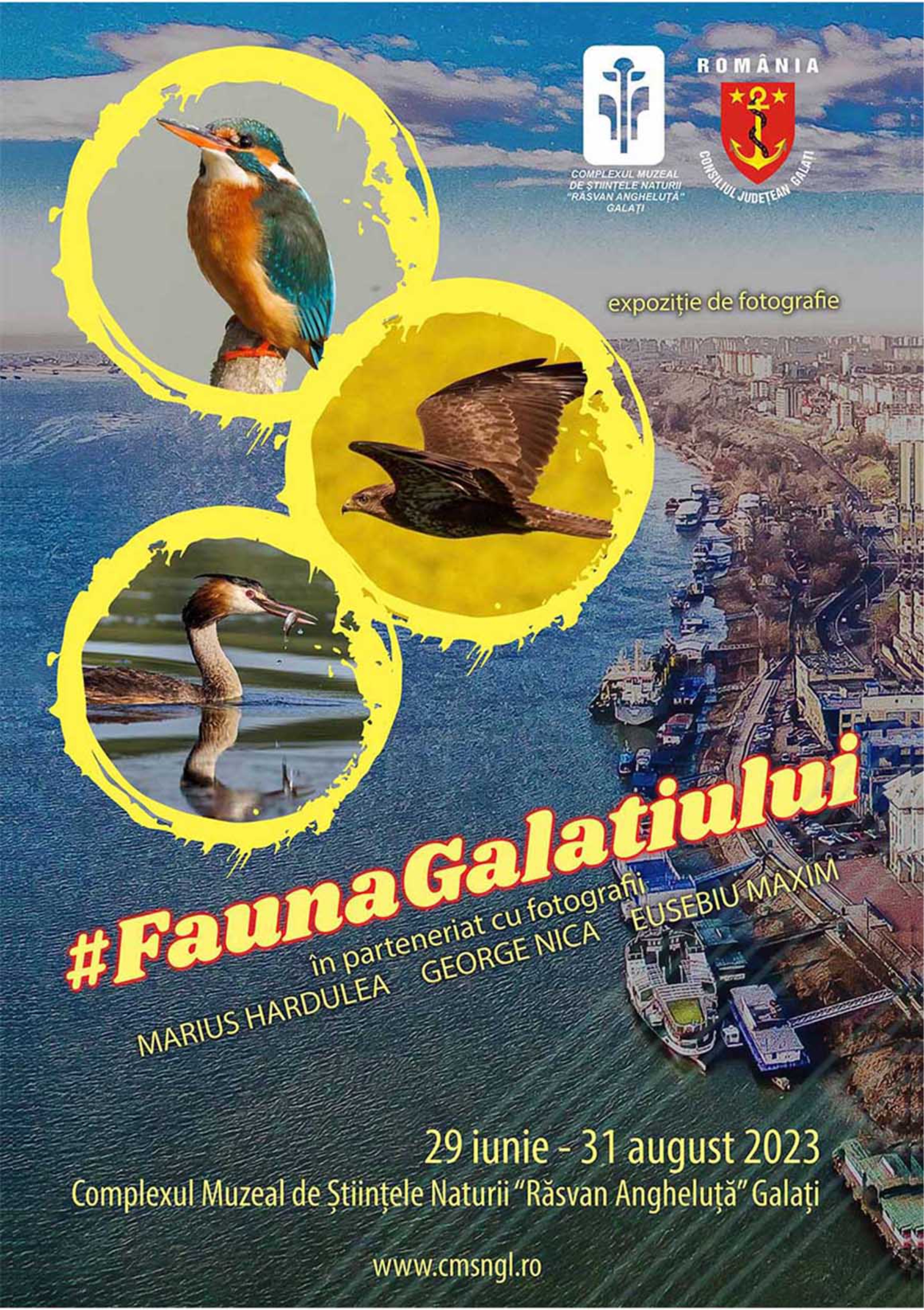 #FaunaGalaţiului: Expoziţie de fotografie la Complexul Muzeal Galaţi