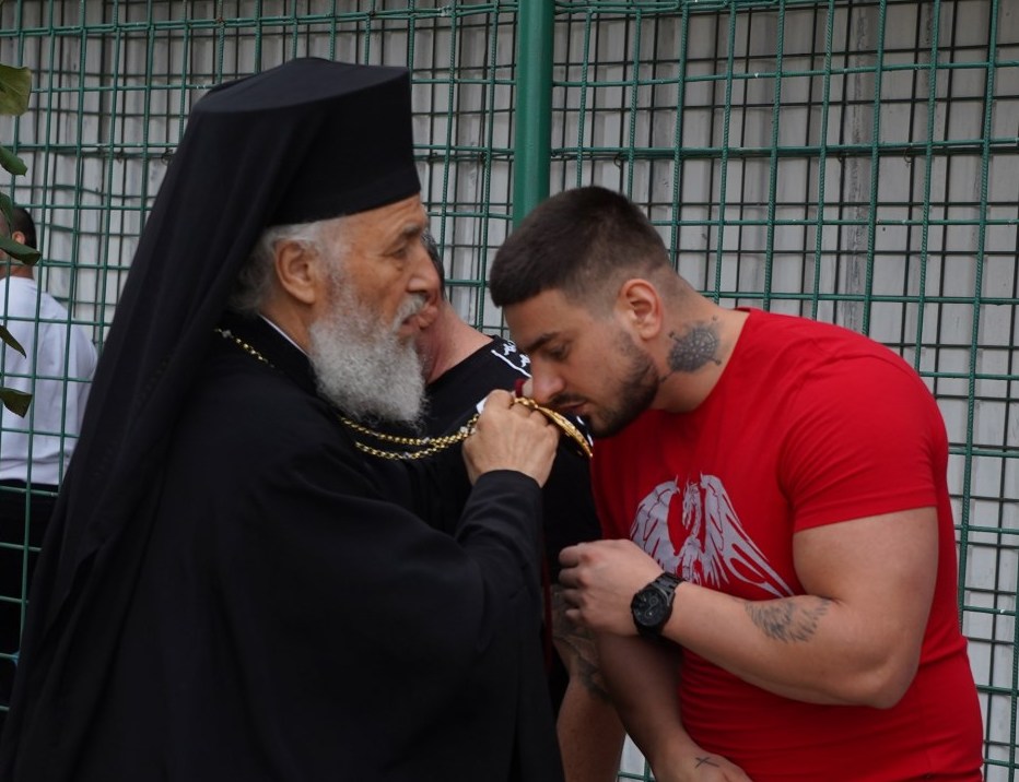 FOTO: Se zideşte noua biserică din Penitenciarul Galaţi