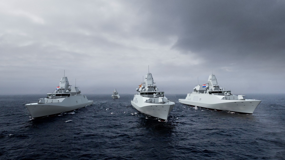 Damen Galați construiește fregate de război anti-submarin pentru Olanda și Belgia