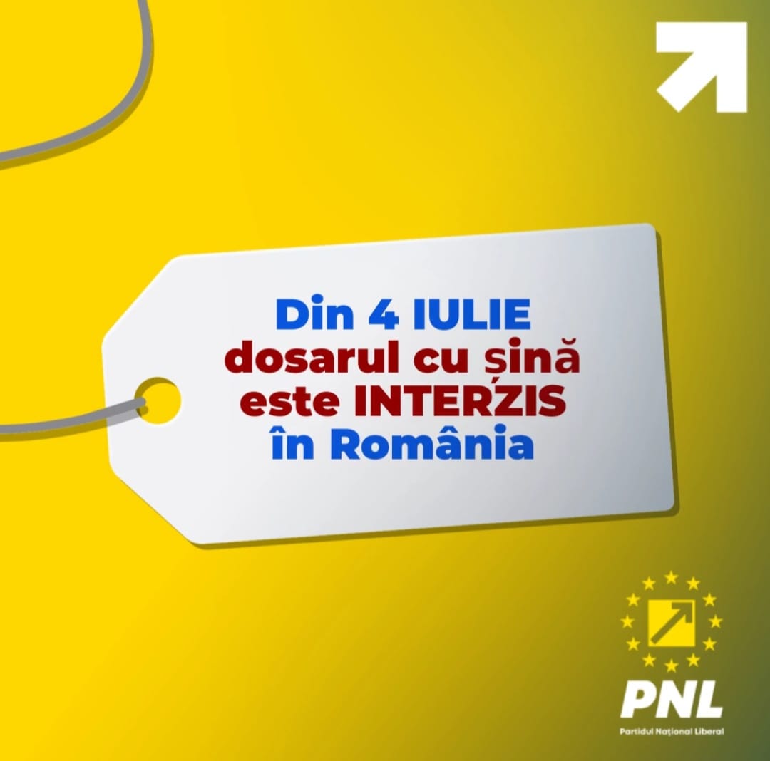 Proiectul PNL de eliminare a dosarului cu șină a intrat în vigoare