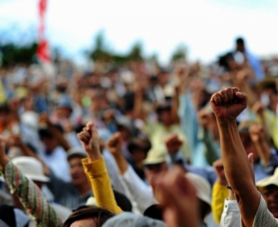 Val de proteste la Galaţi organizate de Partidul S.O.S. ROMÂNIA