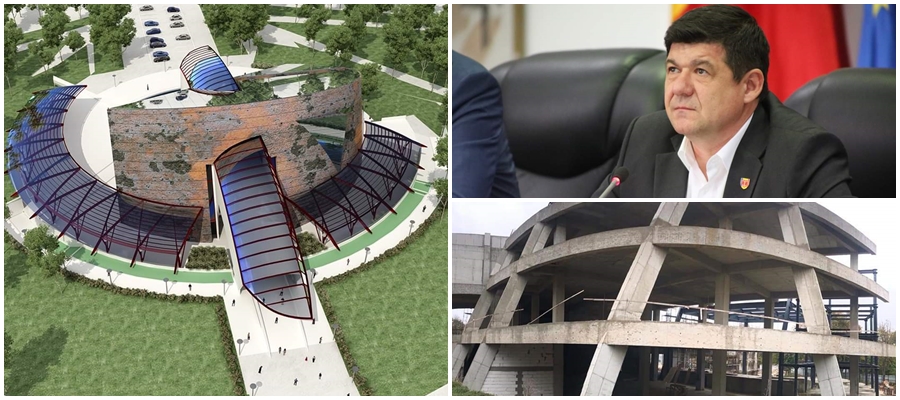 Se reiau lucrările la noul sediu al Muzeului de Artă Vizuală din Galaţi