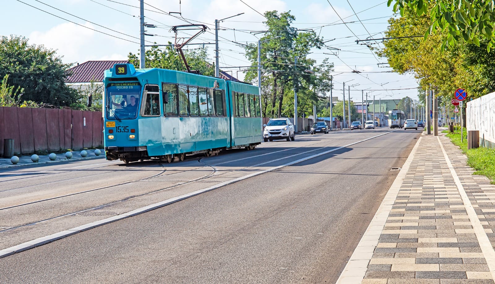 De astăzi, cu tramvaiu' pe Coşbuc!