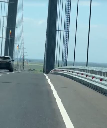 VIDEO: Probleme la Podul peste Dunăre