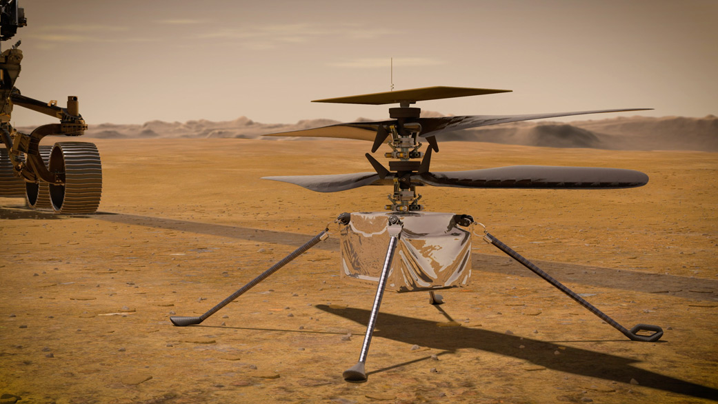 Minielicopterul Ingenuity al NASA a realizat cel de-al 55-lea zbor pe Marte
