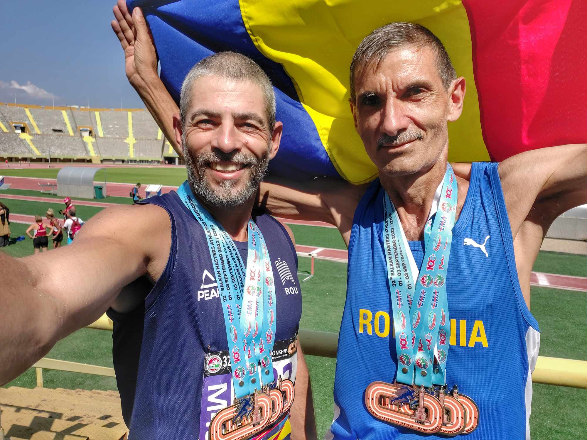 Atleţii Masters gălăţeni Paul Găvănescu şi Culai Voicu s-au întors acasă cu şapte medalii şi recorduri
