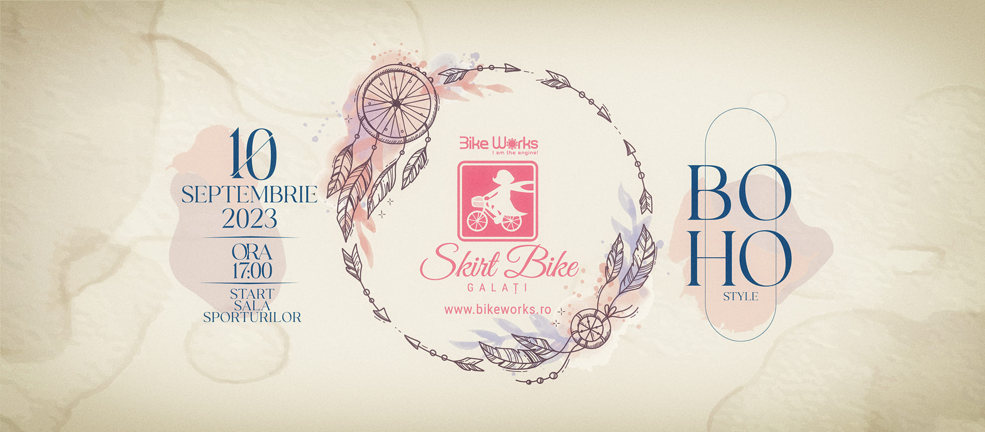 Skirt Bike Galaţi va colora străzile în stilul boho chic