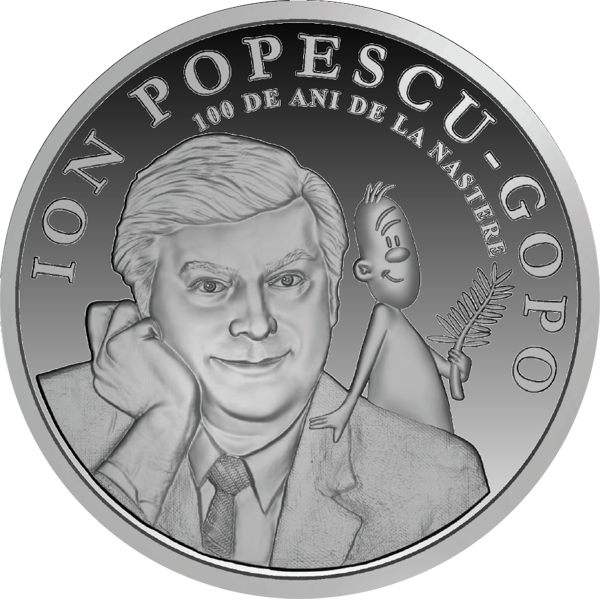 100 de ani de la naşterea lui Ion Popescu-Gopo! BNR lansează o monedă din argint (FOTO)