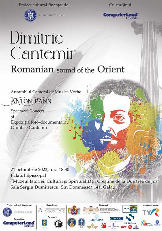 Expoziție, la Galați: „Dimitrie Cantemir – Romanian sound of the Orient”