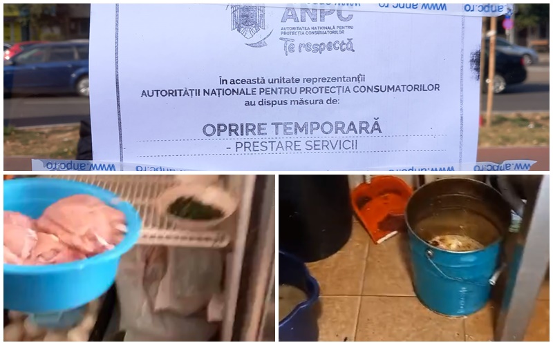 Carne expirată, mizerie și gândaci! Restaurantul Cristal din Micro 40, închis de Protecţia Consumatorilor Galați - GALERIE FOTO/VIDEO