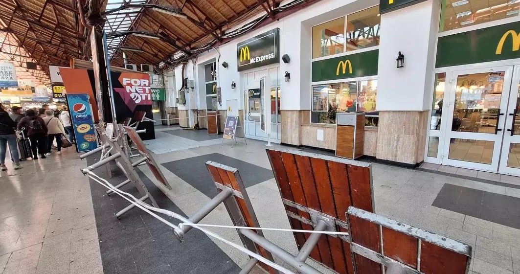 Faimosul McDonald's din Gara de Nord din București închis de ANPC