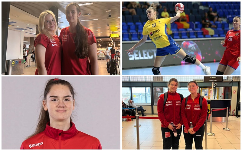 Handbalul juvenil gălăţean nu se dezminte! Cinci olimpice şi o „nepoţică” îmbracă tricoul României