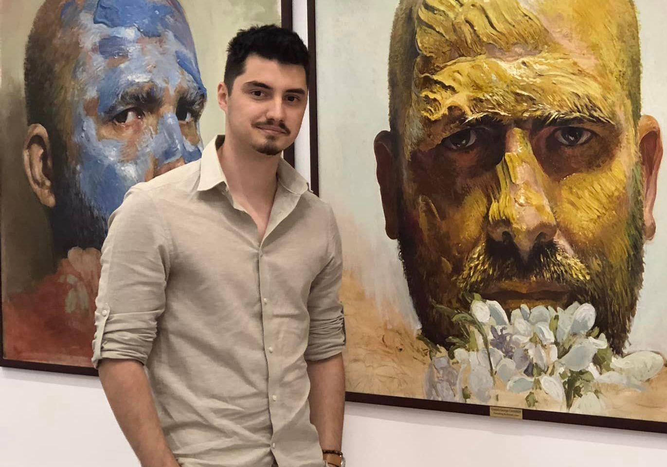 Tânărul pictor gălăţean Cosmin George Caraman a câştigat marele trofeu "Gheorghe Petraşcu"