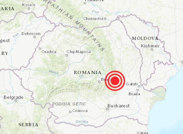 Cutremur, în Vrancea, duminică dimineață