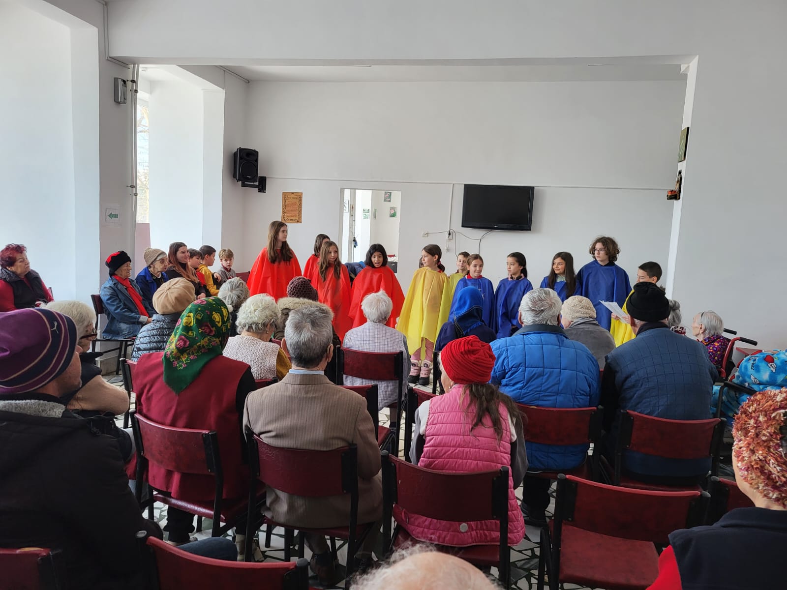 Vizită de suflet la Căminul pentru bătrâni „Sfântul Spiridon” din municipiul Galaţi