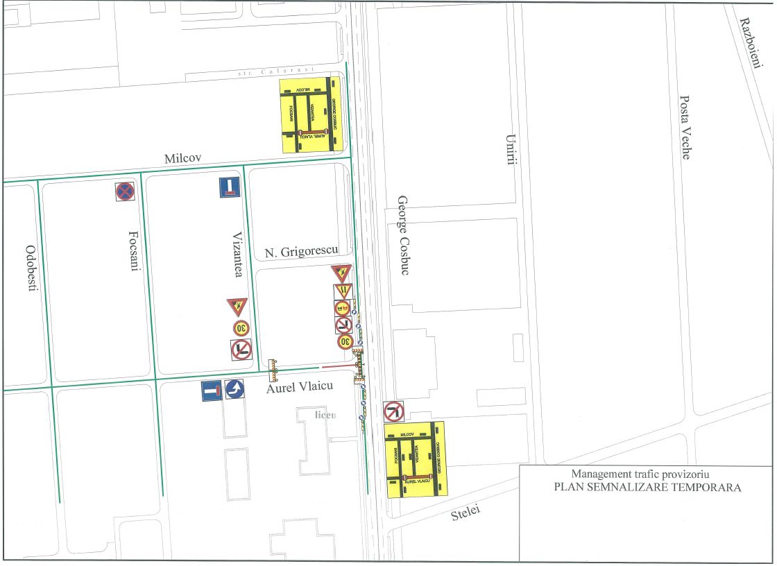 Restricţii de trafic şi modificări în transportul public, miercuri, în Galaţi