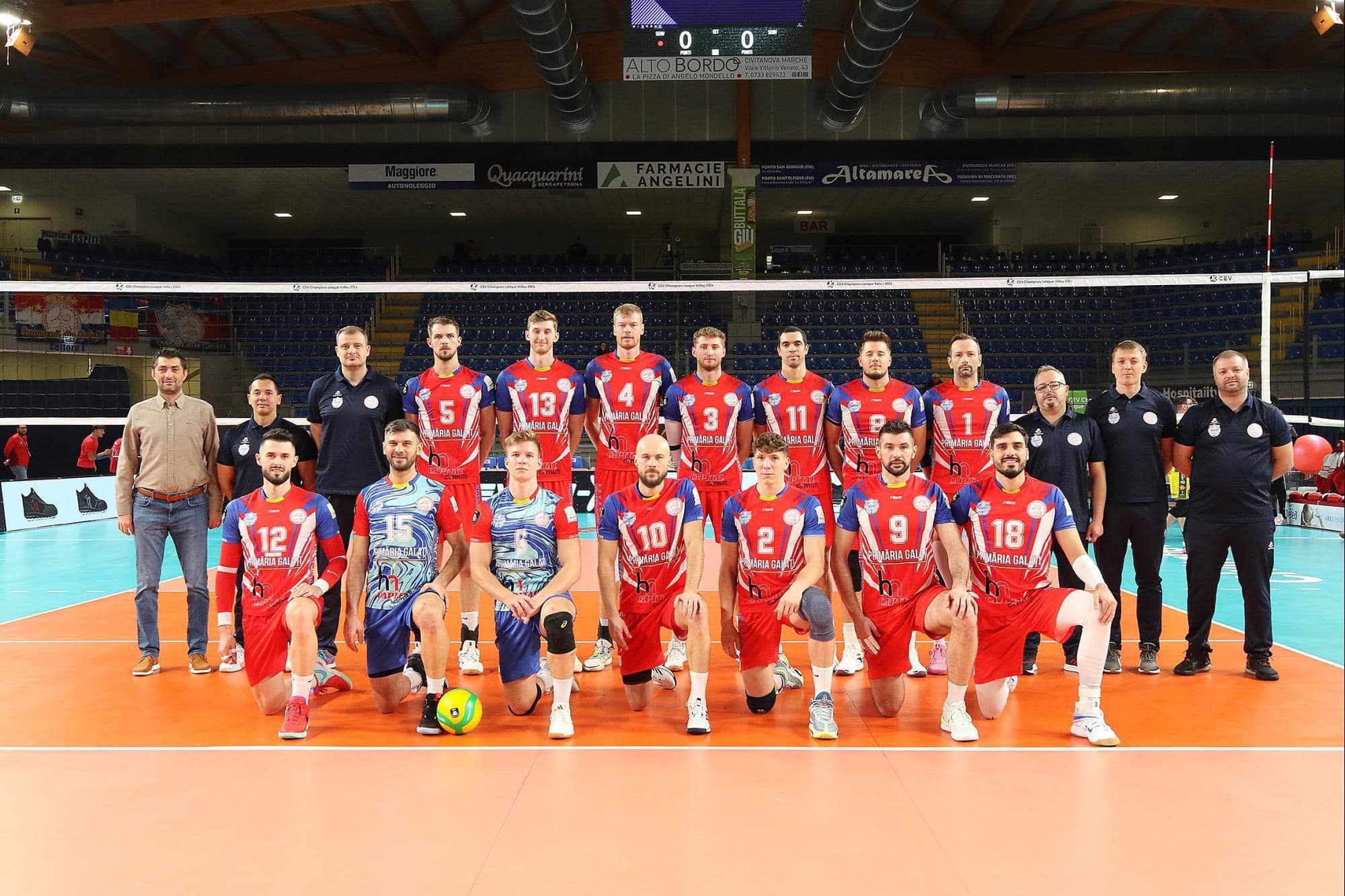 CSM Arcada joacă cu campioana Cehiei cu gândul la prima victorie din grupa CEV Champions League