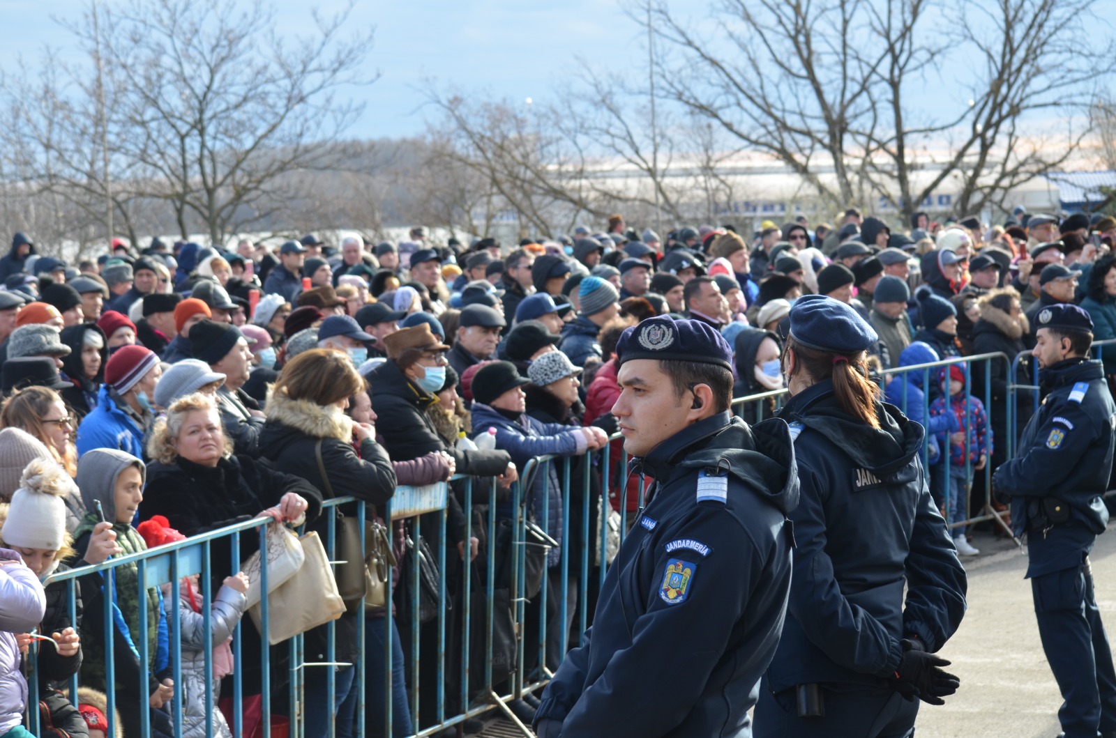 Jandarmeria Galaţi: Măsuri de ordine publică la Bobotează