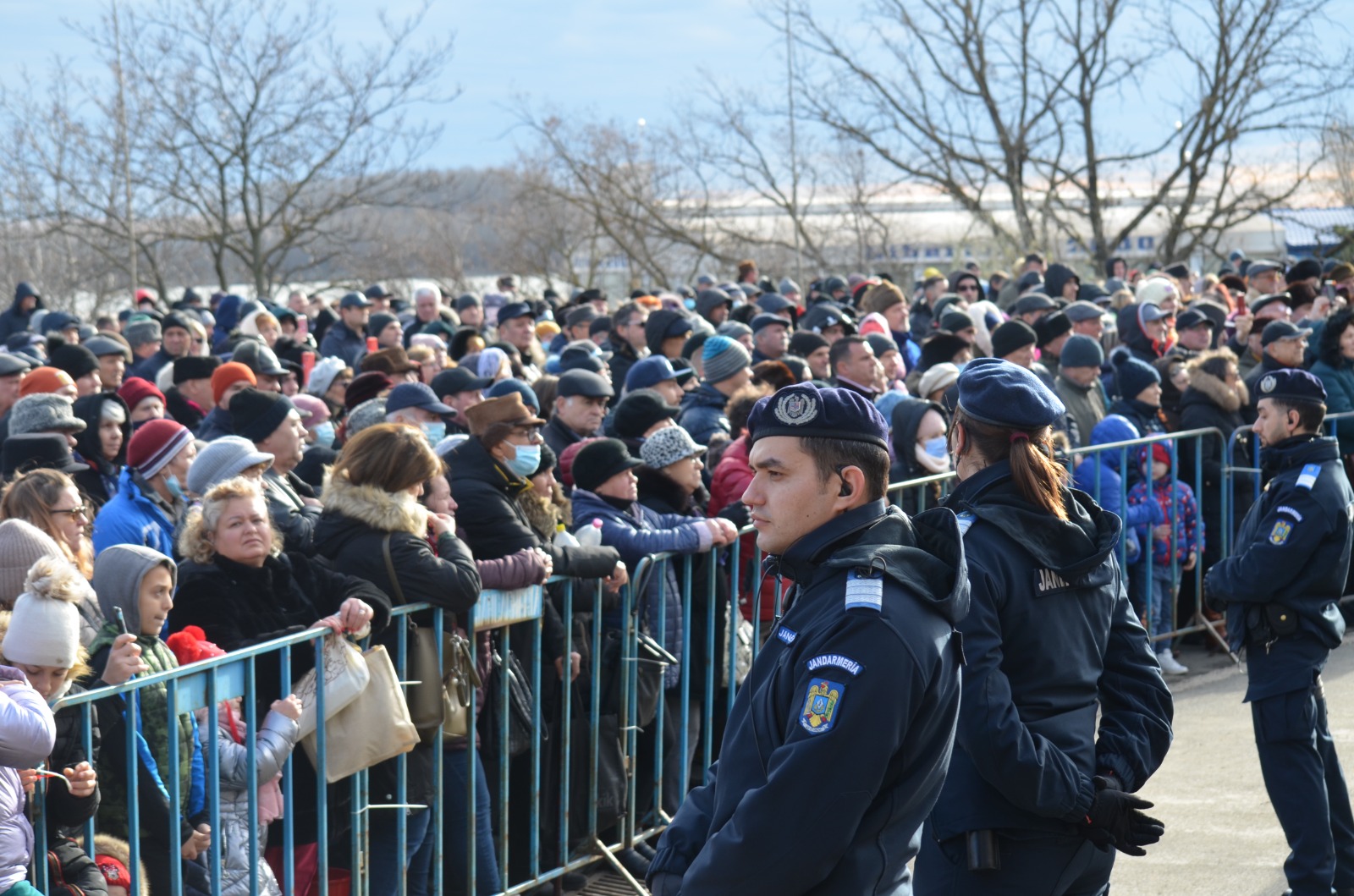 Jandarmeria Galaţi: Măsuri de ordine publică la Bobotează