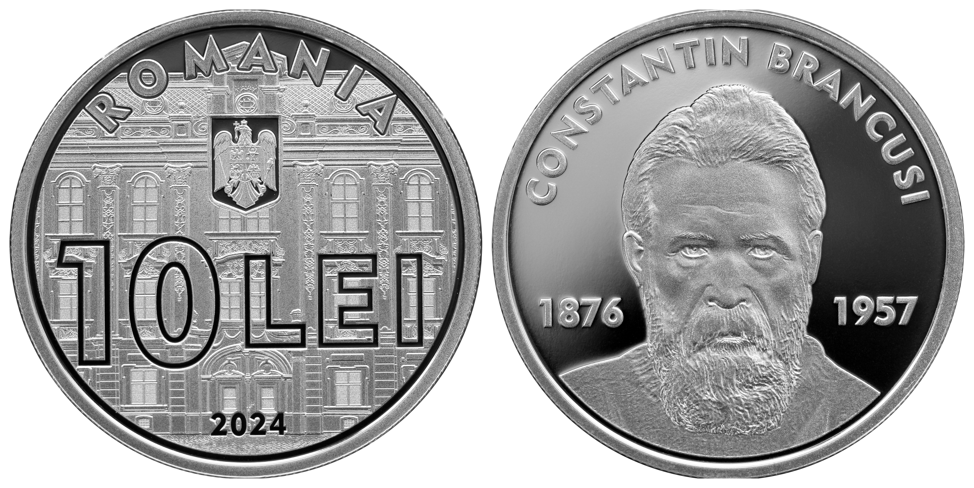 BNR a lansat o monedă din argint cu portretul lui Constantin Brâncuşi