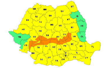 Vreme rea în mare parte din ţară. Galaţiul, ocolit