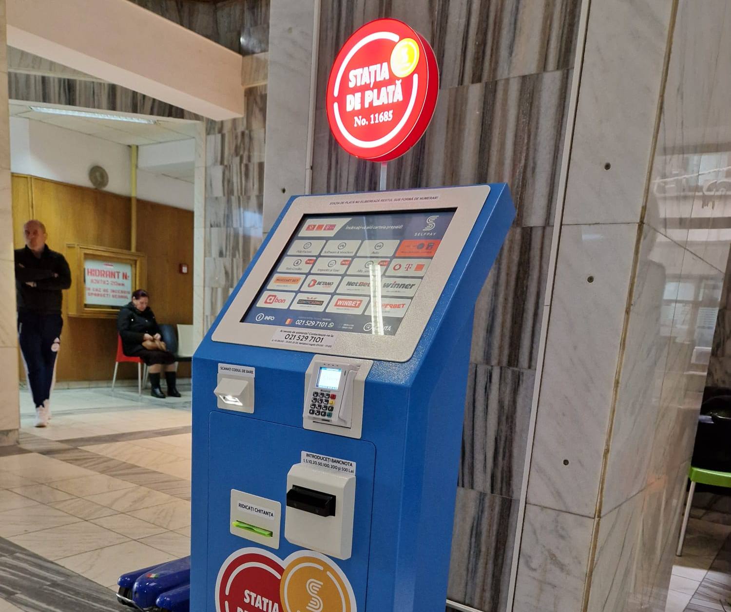 Staţie SelfPay instalată în Tribunalul Galaţi