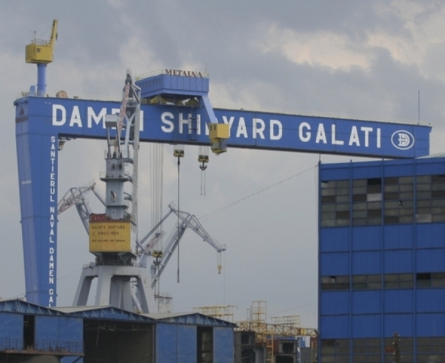 Damen Galaţi investeşte 23 mil. euro în extinderea halei de asamblat nave