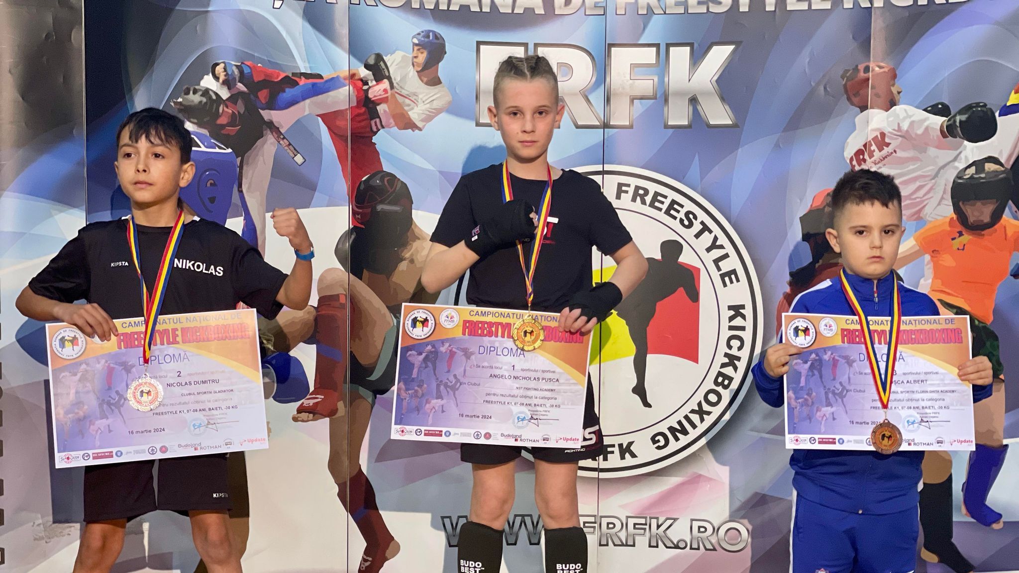 Trei titluri de campioni naţionali pentru sportivii gălăţeni de la NST Fighting Academy