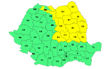 COD GALBEN: Vânt puternic la Galaţi, până diseară