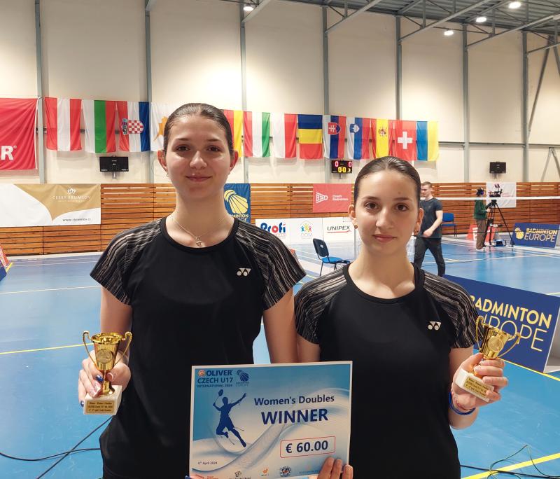 Gălăţeanca Daria Irina Gherasim şi timişoreanca Cristina Maria Sîrbu au câştigat trofeul în Cehia