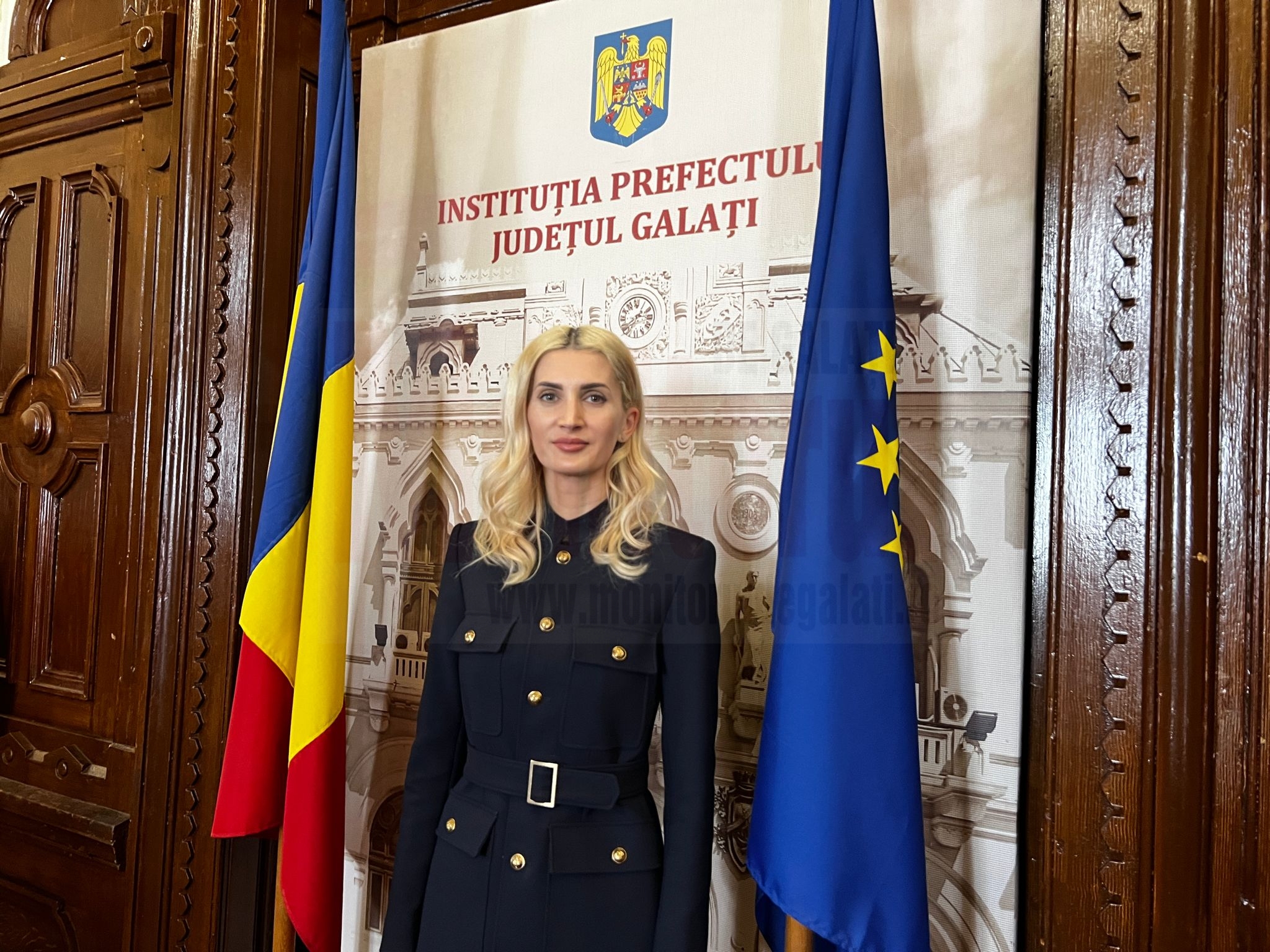 Prima femeie prefect din istoria Galaţiului a depus astăzi jurământul (FOTO)