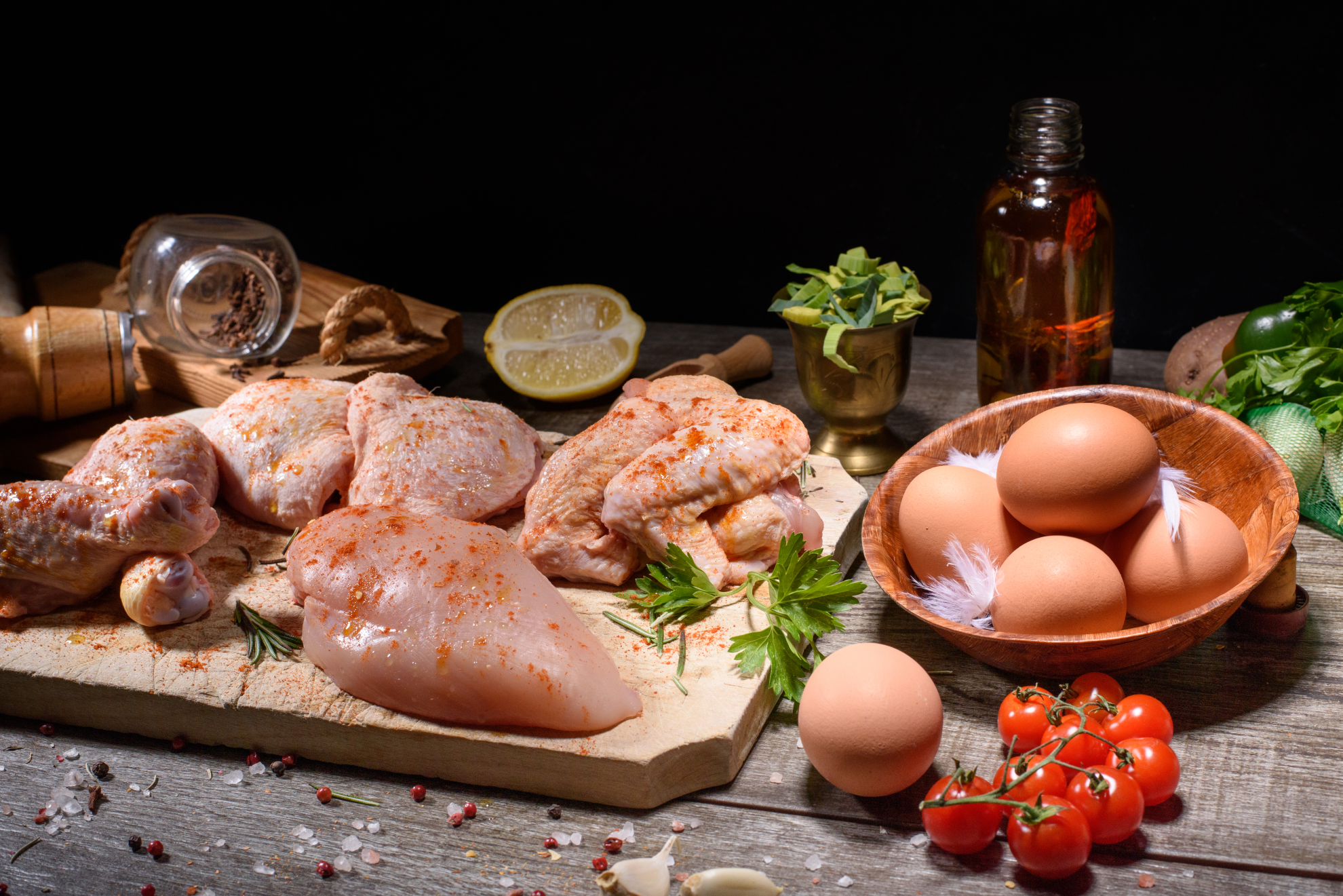UCPR: Carnea de pui şi ouăle din România, fără riscuri pentru consumatori