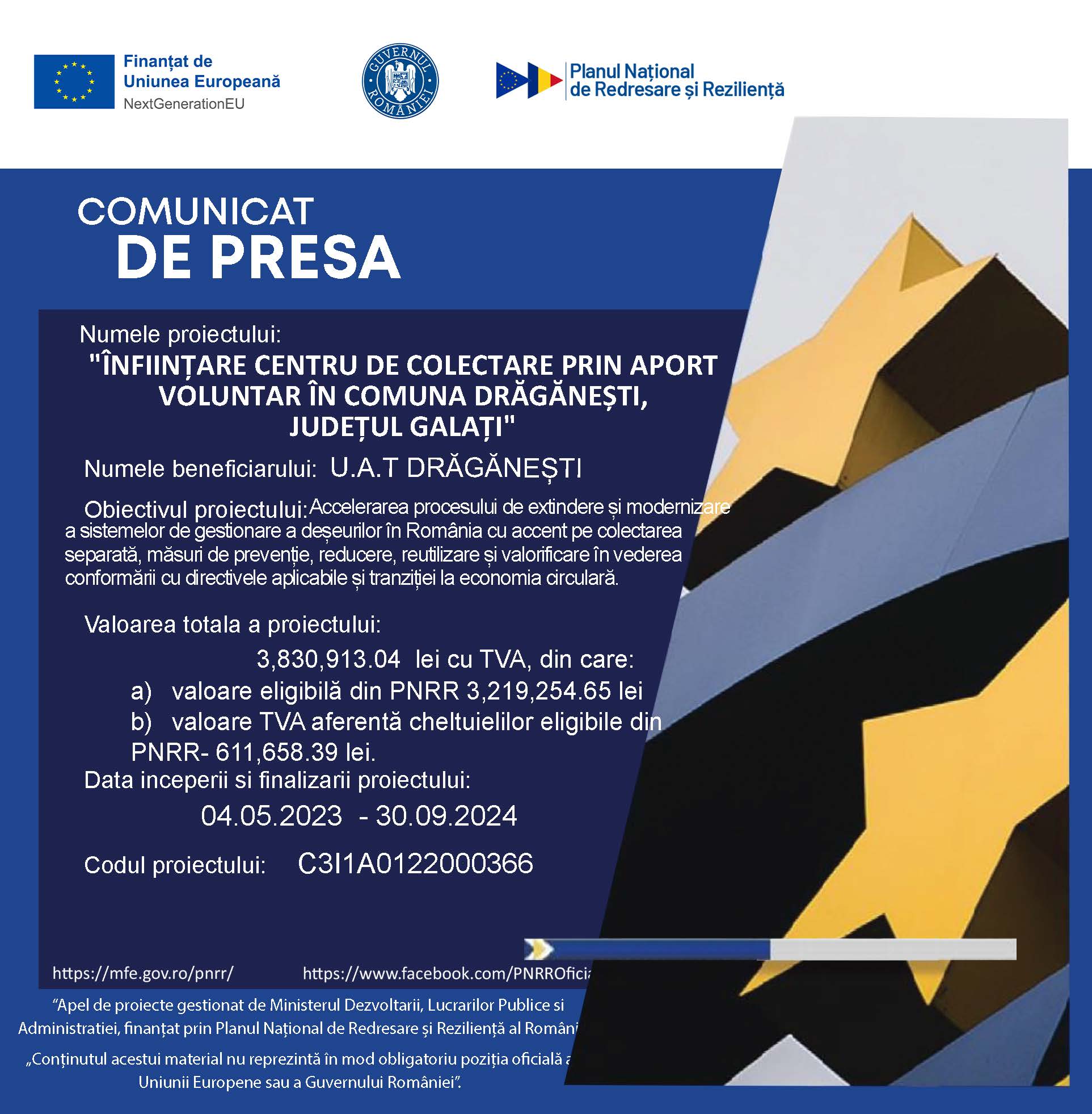 COMUNICAT DE PRESA 30.04.2024