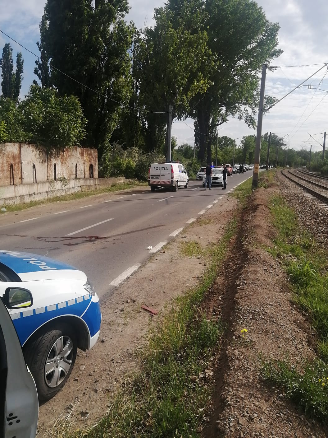 Lovit mortal de tren, la Brăila