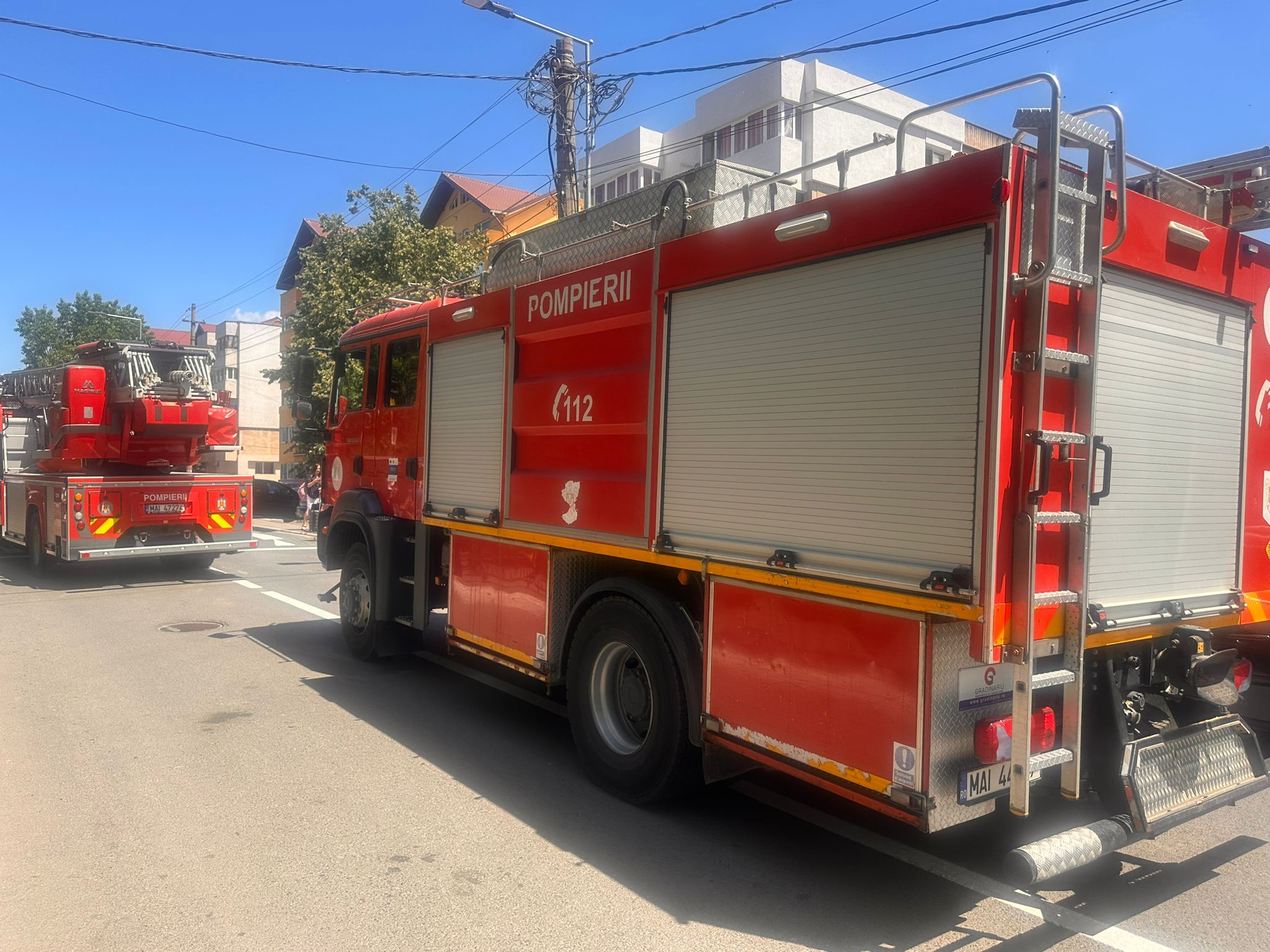 Incendiu la Liceul Economic din municipiul Tulcea