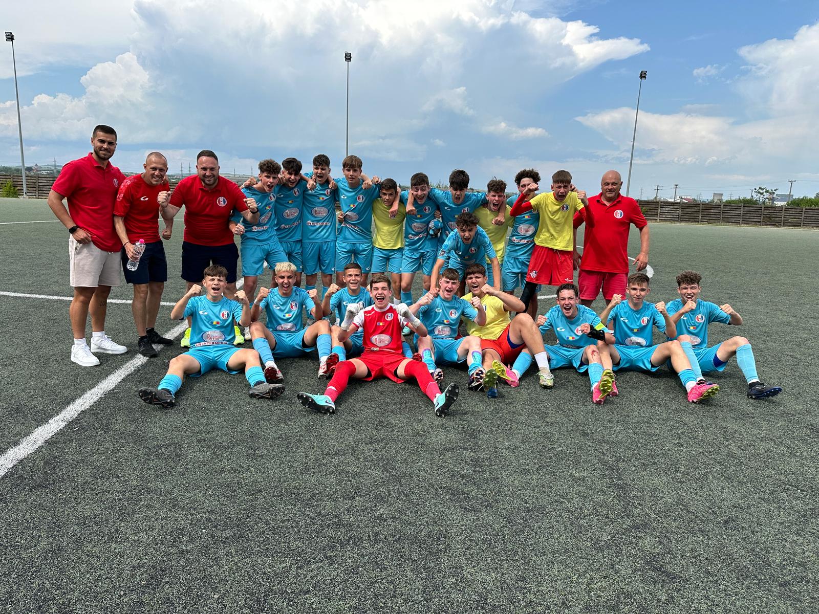Juniorii Under 15 de la Şcoala de Fotbal Oţelul s-au calificat în careul de aşi, cei de la Alfa au fost eliminaţi după loteria penaltiurile