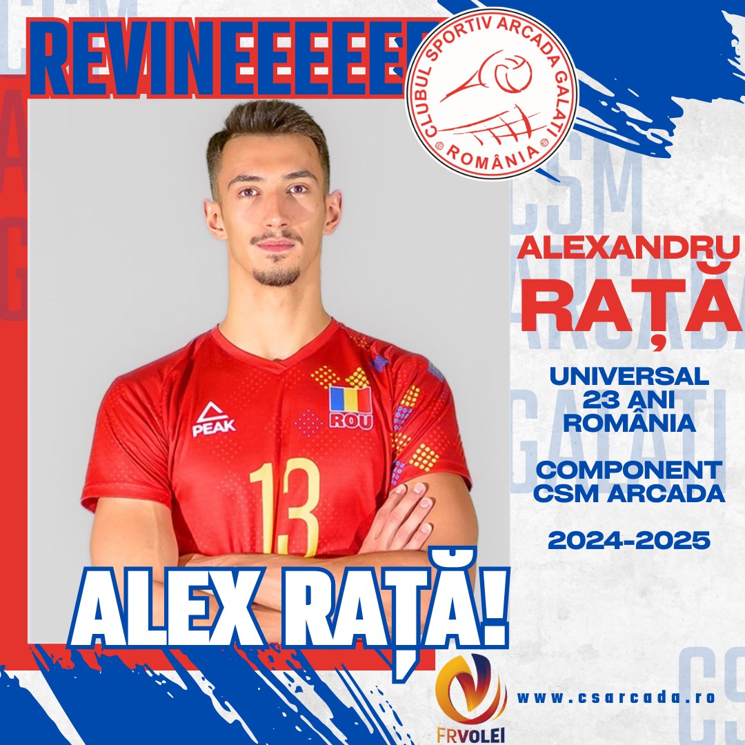 Alexandru Raţă se întoarce la CSM Arcada