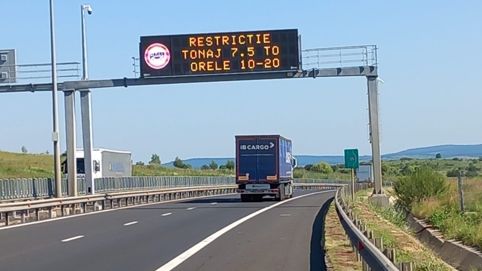 Restricţii de circulaţie, în judeţul Galaţi, din cauza caniculei