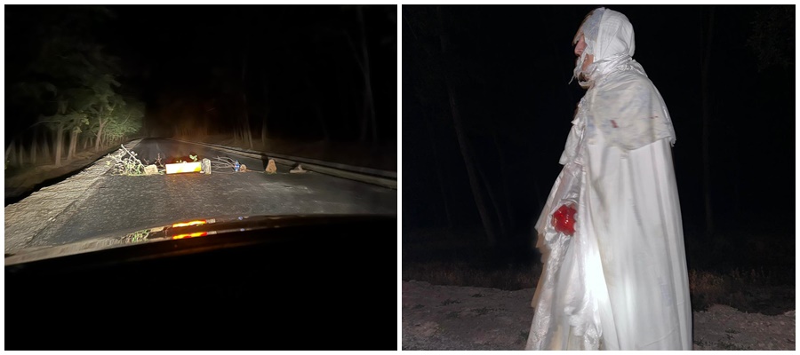 Apariţie stranie în judeţul Galaţi! Gest bizar în miez de noapte (FOTO)