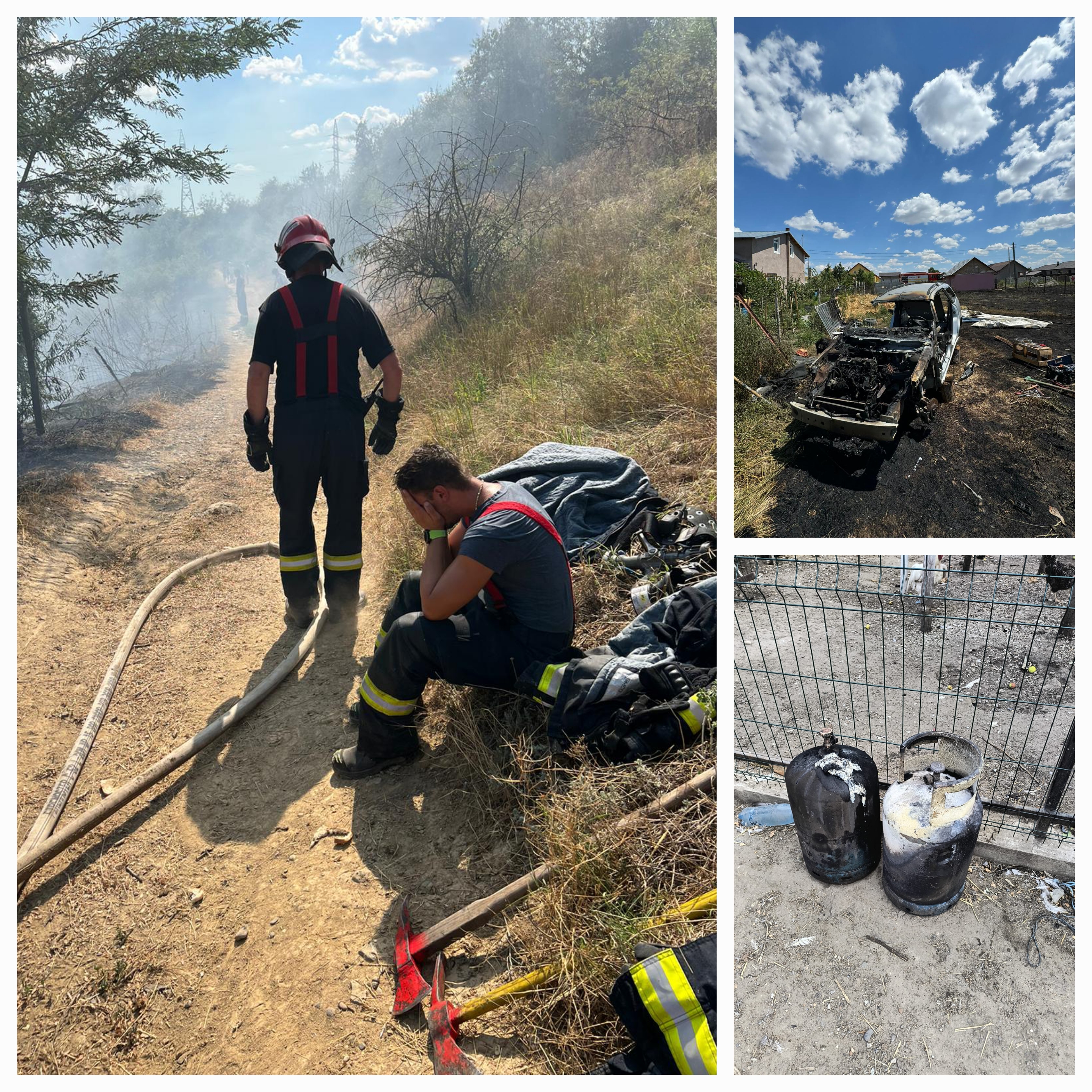 Galați: O gospodină a dat foc la gunoi în curte și a pus în pericol tot satul