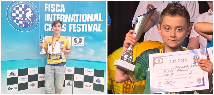 Şahiştii de la CSM Galaţi, Dragoş Ştefan Leu şi David Christian Talabă au urcat pe podium la FISCA