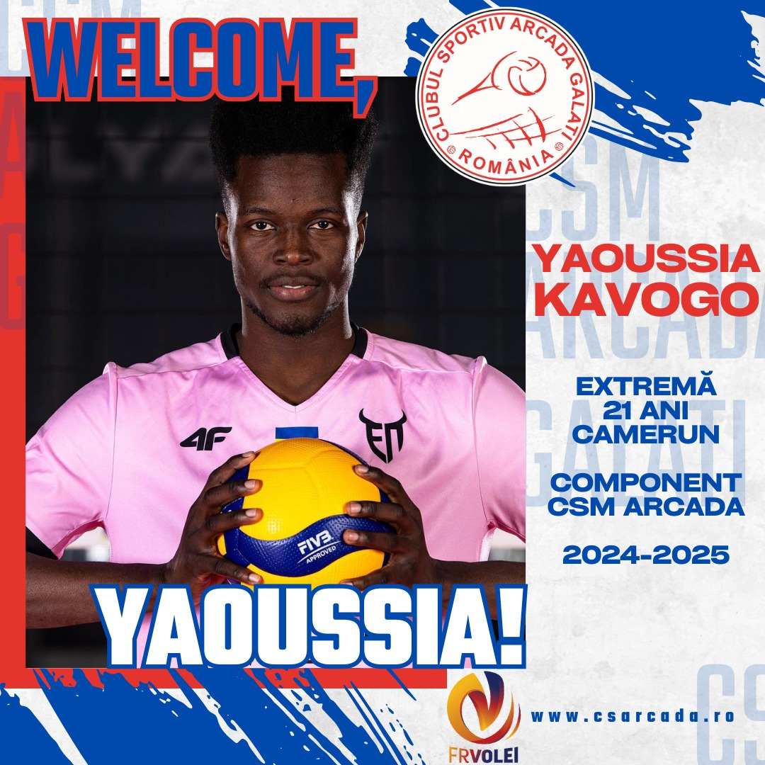 CSM Arcada l-a transferat pe internaţionalul camerunez Yaossia Landry Kavogo