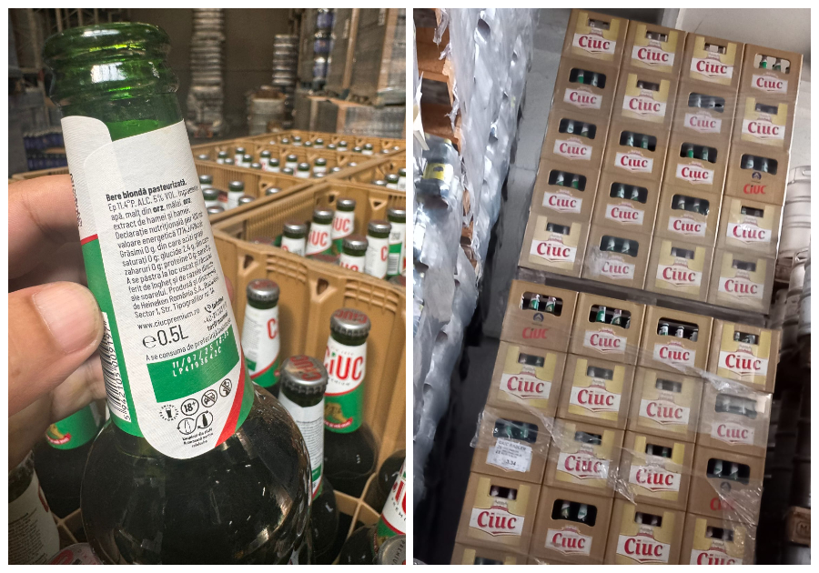 Aproape 2 milioane de sticle de bere CIUC retrase de pe piaţă