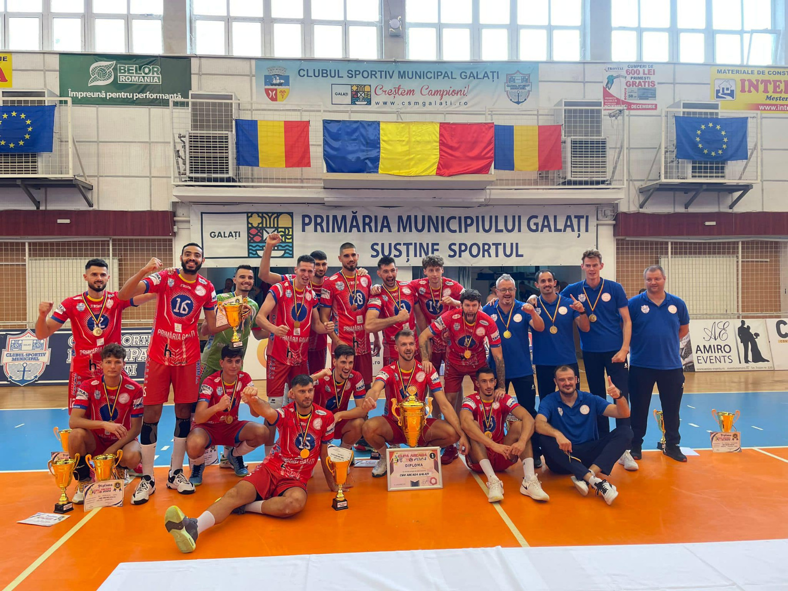 CSM Arcada păstrează trofeul la Galaţi