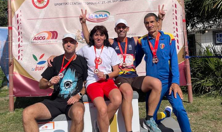 Cei patru magnifici! Atleţii Masters gălăţeni de la CSM Dunărea au obţinut 9 medalii la Campionatul Balcanic